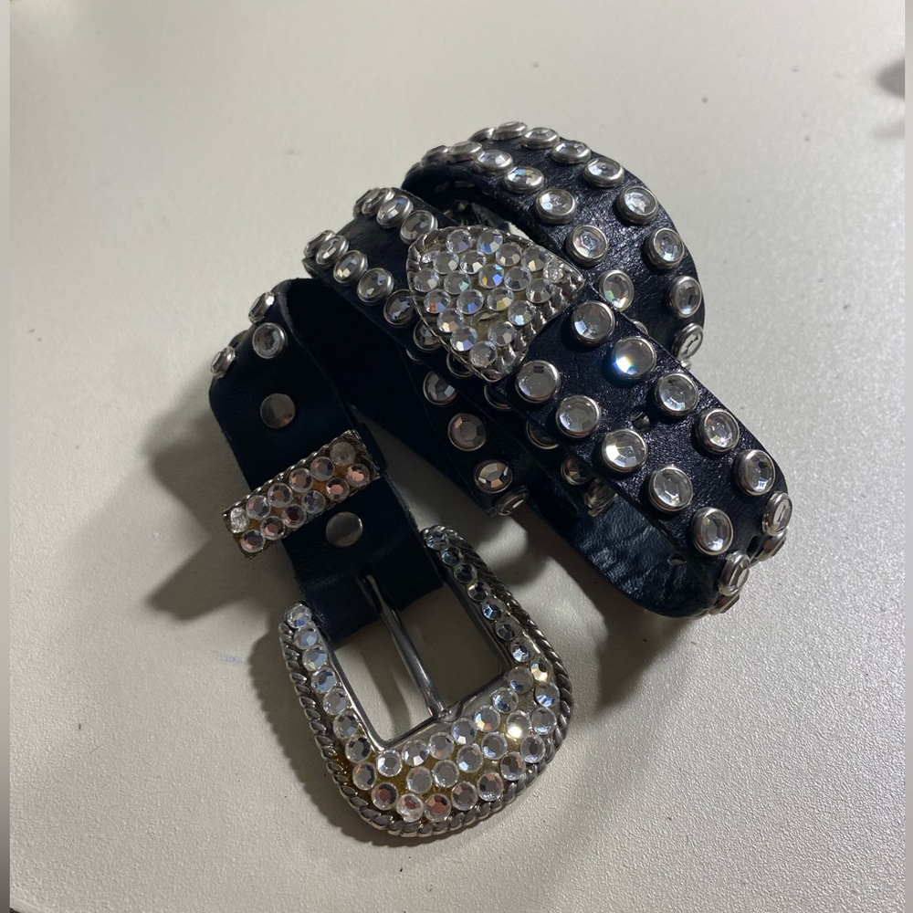 Vintage Michael Morrison Crystal Belt